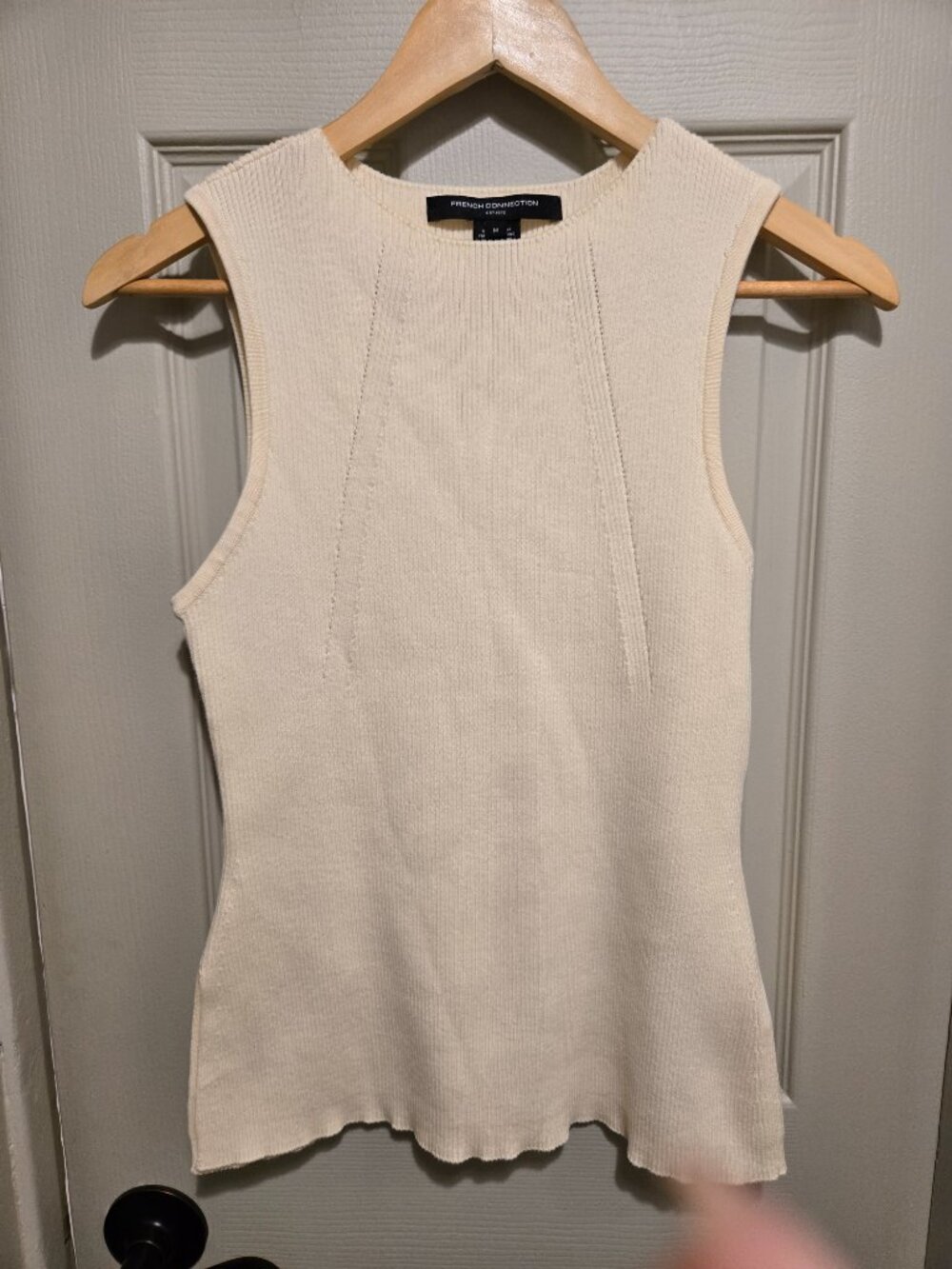 French Connection Mozza Rib Tank Top - Picture 4 of 10